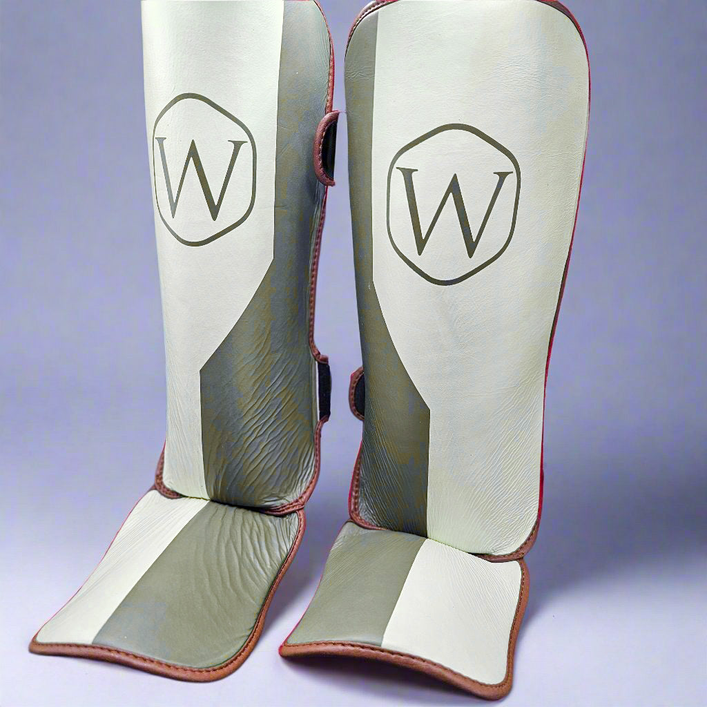 WAR Leather Shin Guards 2.0