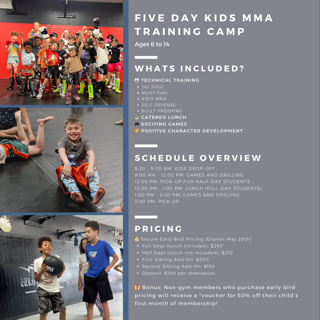 Warrior Kids MMA Camp 2025