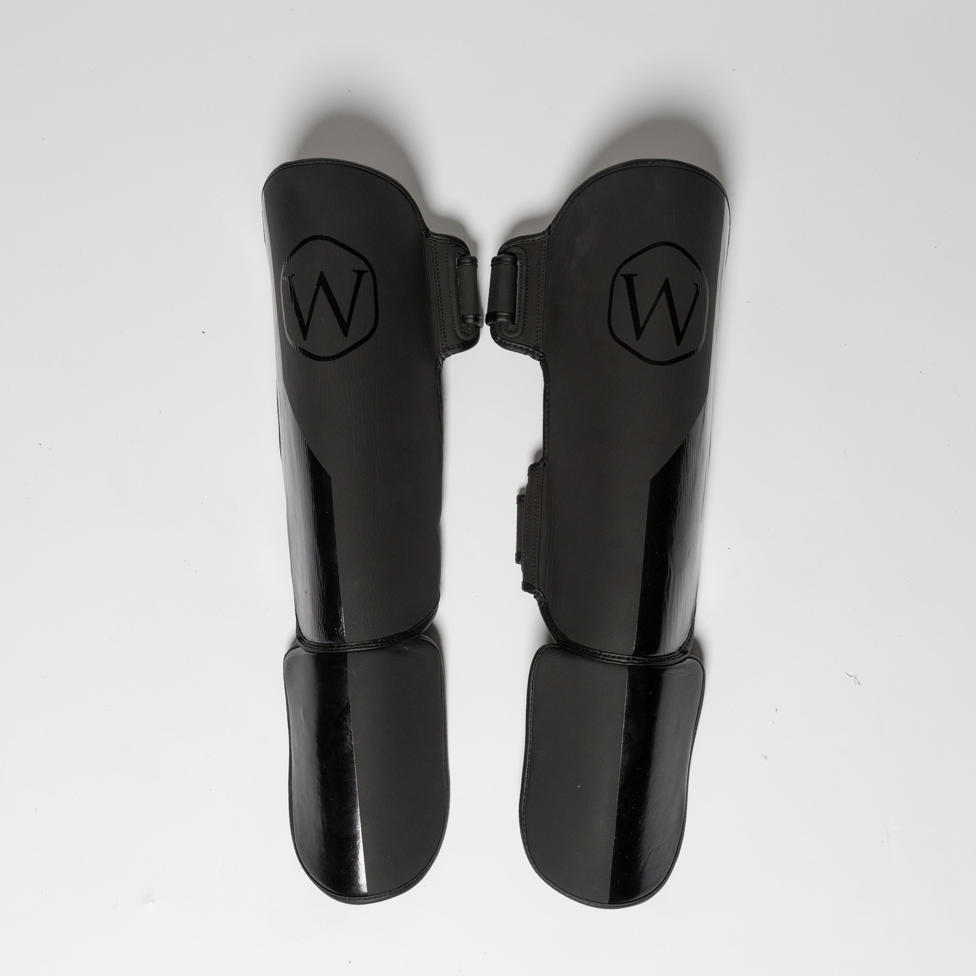 WAR Leather Shin Guards 2.0 - Stealth Series